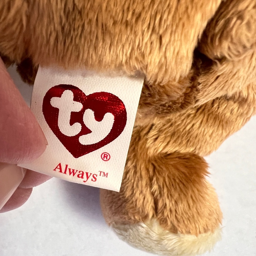 TY Beanie Teddy Bear Rose Plush Y2K Coquette Cottagecore Vintage Collectible - Picture 5 of 7